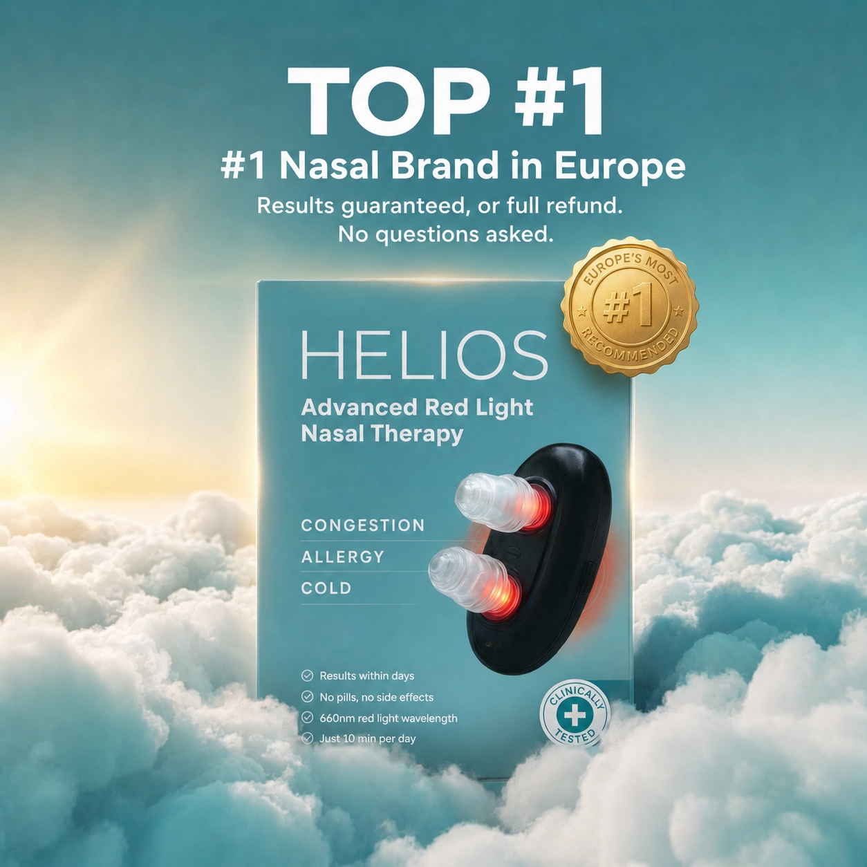 Helios Breathe™  Red Light Nasal Therapy