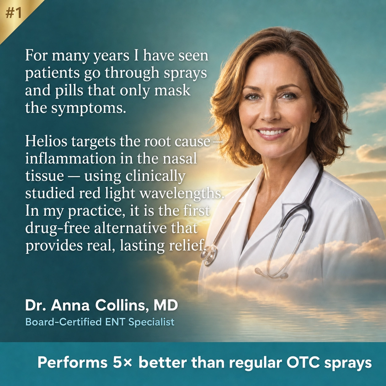 Helios Breathe™  Red Light Nasal Therapy